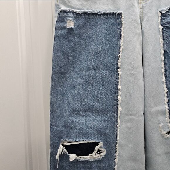 🔥Forever 21 Color Block, Destroyed, jeans. NWT-Size 26 - Picture 4 of 10